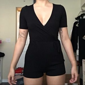 Midnight Black Playsuit